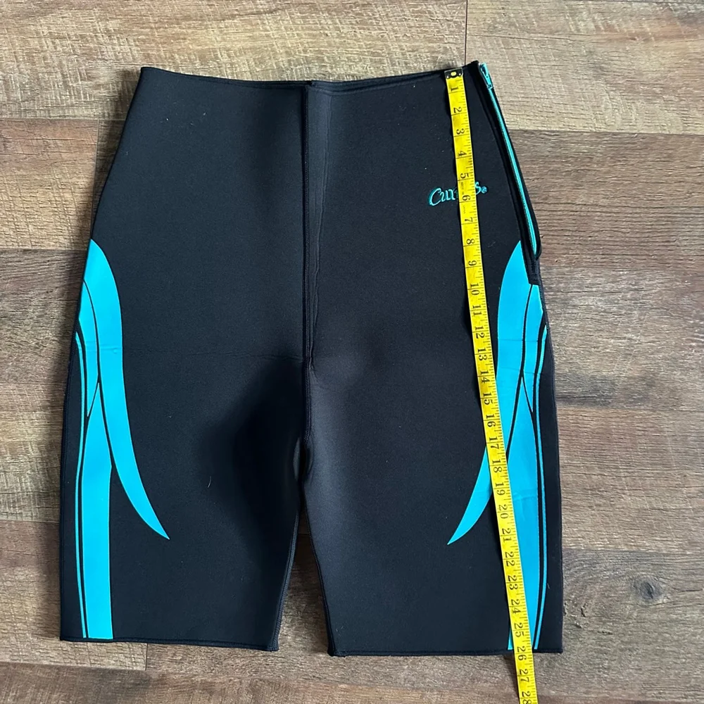 Curves brand sauna pants body trimmer slimming shaper shorts 1XL